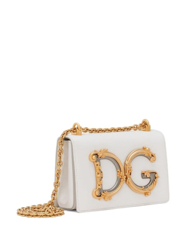 Dolce & Gabbana logo-plaque lambskin crossbody bag - Image 4