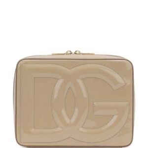 Dolce & Gabbana DG Logo patent leather camera bag