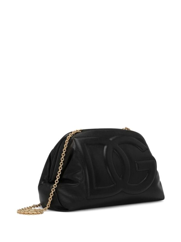 Dolce & Gabbana logo-embossed leather clutch - Image 4