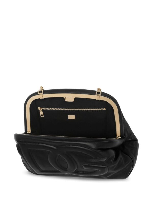 Dolce & Gabbana logo-embossed leather clutch - Image 5