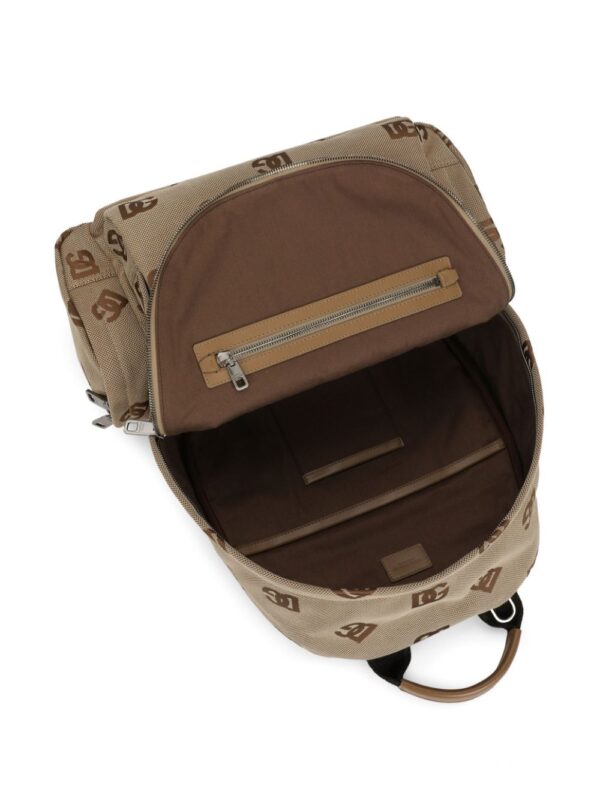 Dolce & Gabbana logo-print zipped backpack - Image 5