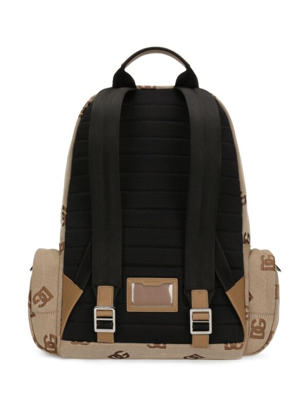 Dolce & Gabbana logo-print zipped backpack - Image 3