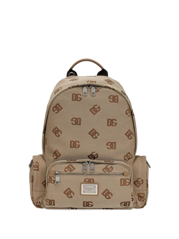 Dolce & Gabbana logo-print zipped backpack - Image 2