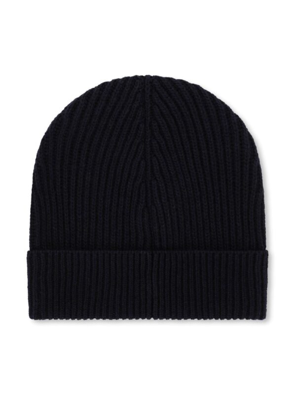 Dolce & Gabbana DG Essentials logo-patch knitted beanie - Image 2