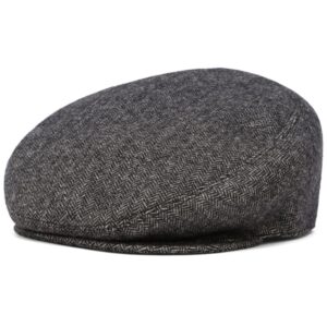 Dolce & Gabbana herringbone-pattern wool flat cap