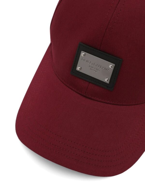 Dolce & Gabbana DG Essentials logo-plaque baseball cap - Image 2