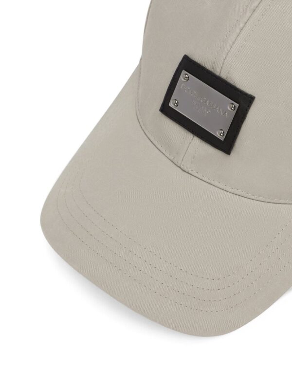 Dolce & Gabbana logo-plaque baseball cap - Image 3