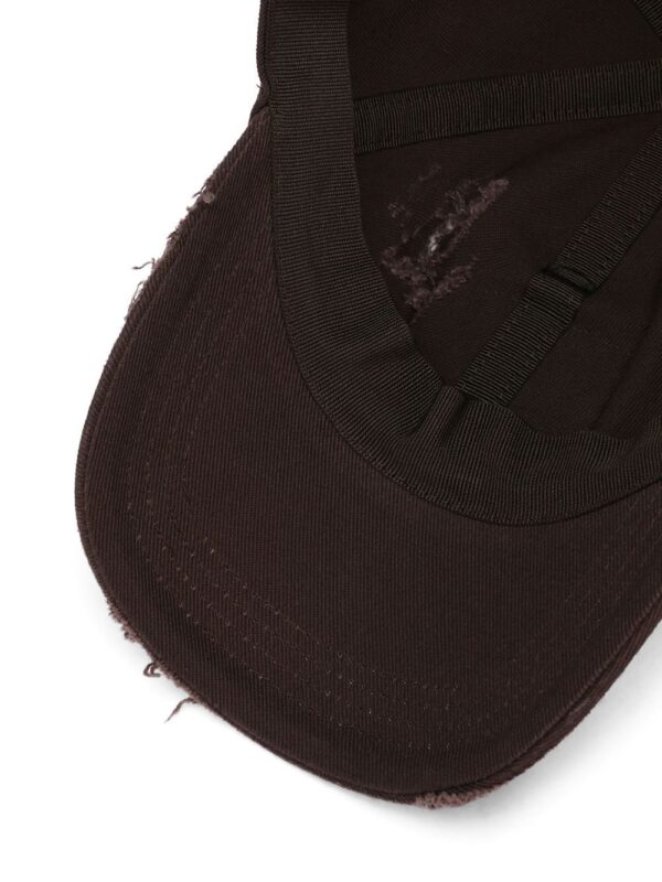 Dolce & Gabbana logo-plaque ripped baseball cap - Image 4