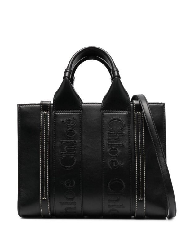 Chloé Small Woody leather tote bag