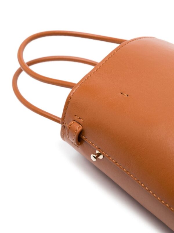 Chloé Sense embroidered-logo leather mini bag - Image 5