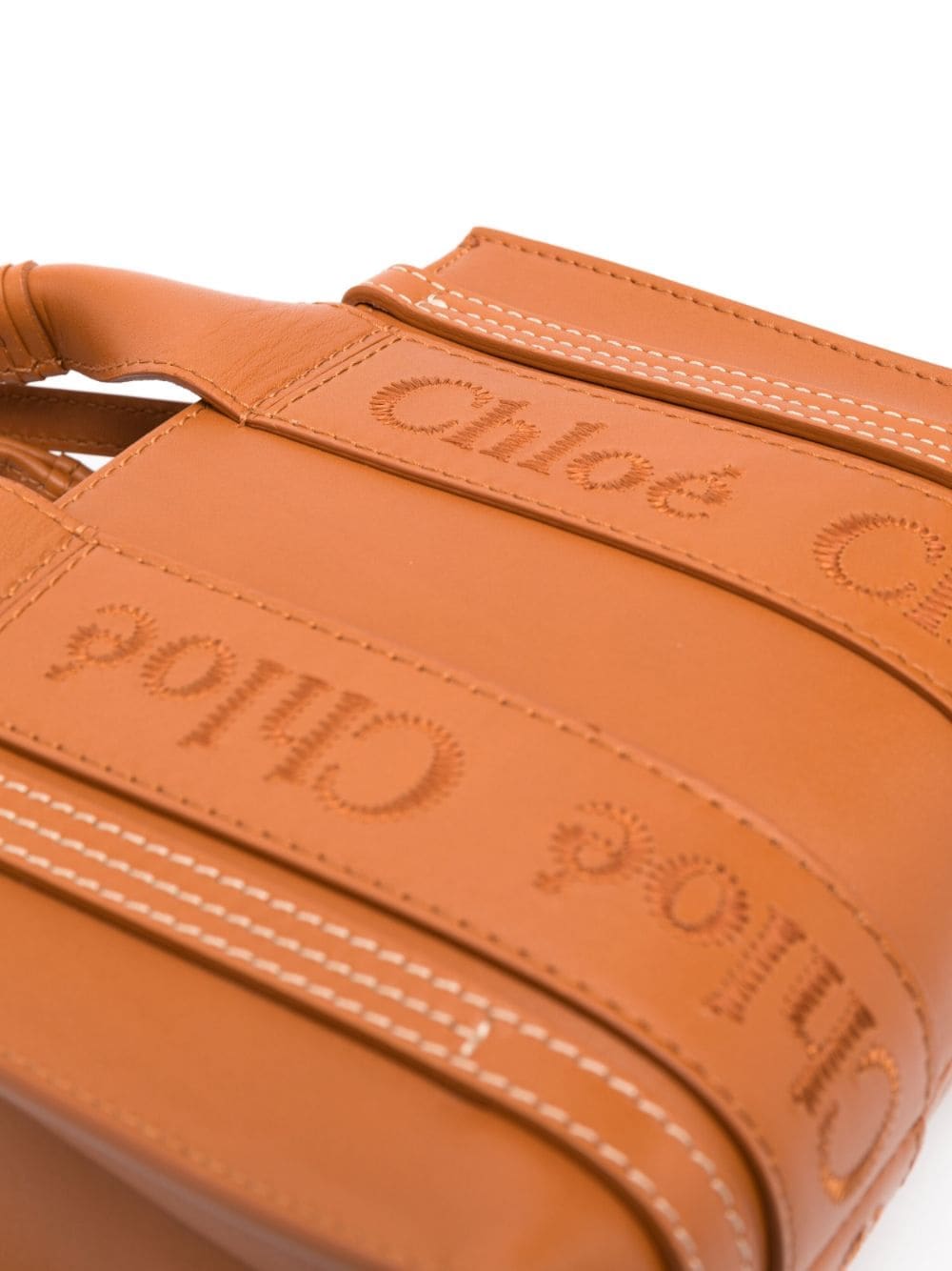 Chloé Woody leather tote bag - Image 5