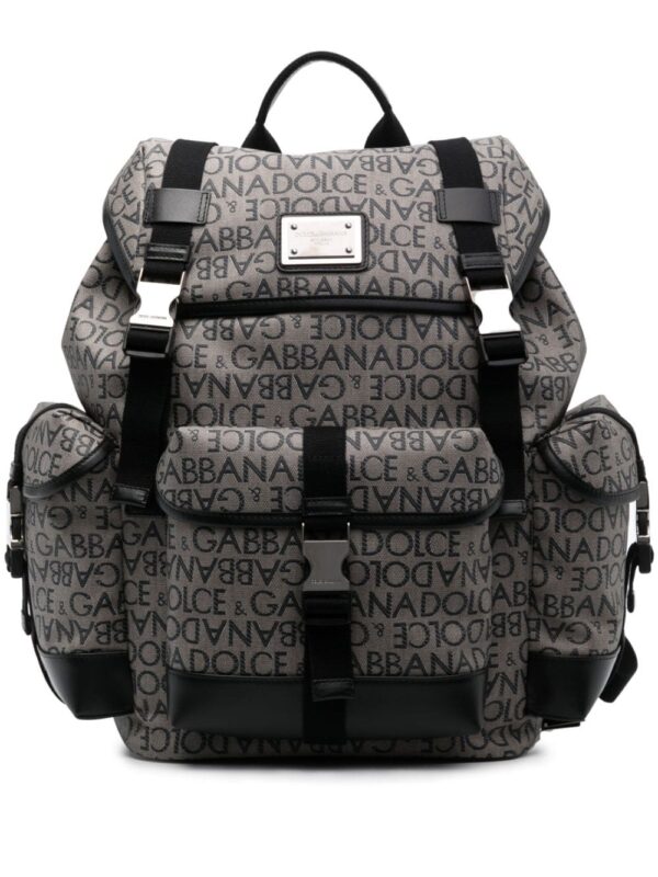 Louis Vuitton logo jacquard backpack