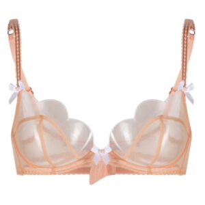 Agent Provocateur scallop-edge full-cup bra