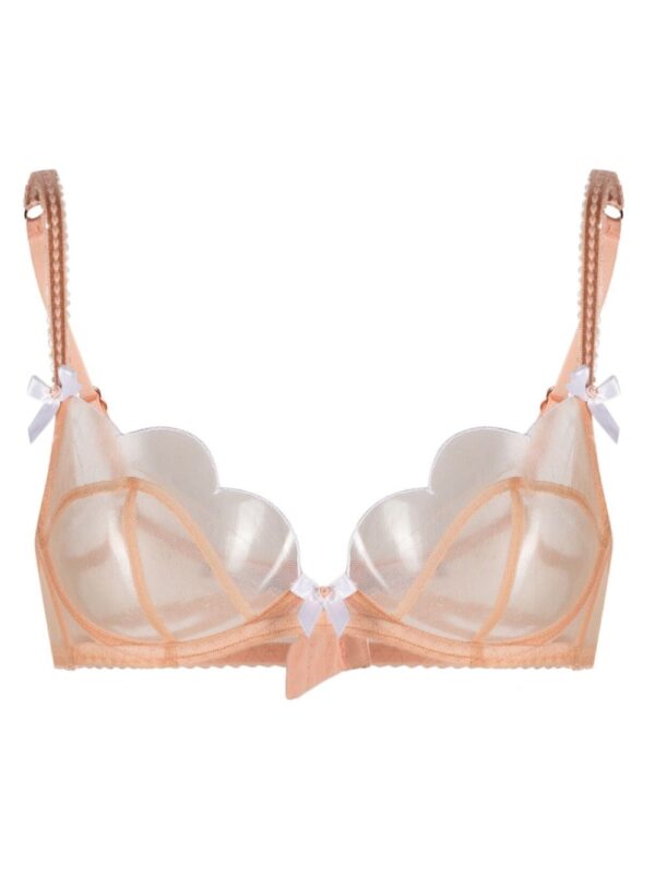 Agent Provocateur  scallop-edge full-cup bra