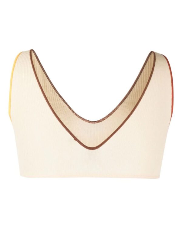 Baserange  Pam ribbed organic-cotton bra - Image 2