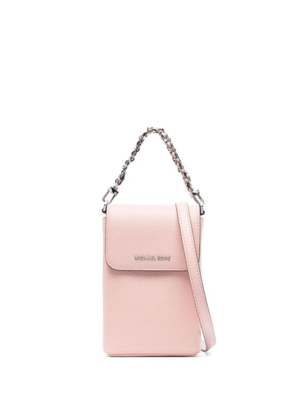 Michael Michael Kors logo-plaque leather crossbody bag