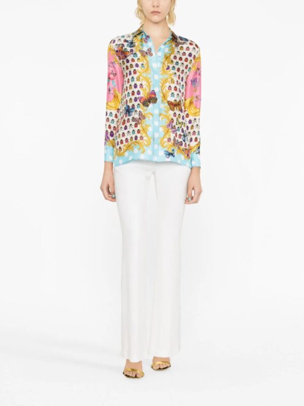 Versace  Butterflies silk shirt - Image 2