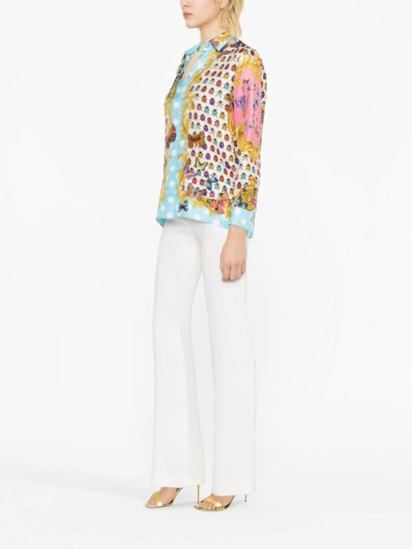 Versace  Butterflies silk shirt - Image 4