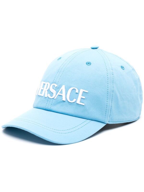 Versace embroidered-logo cotton cap