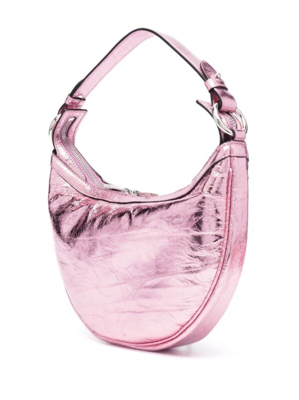 Versace small Repeat metallic-effect shoulder bag - Image 3