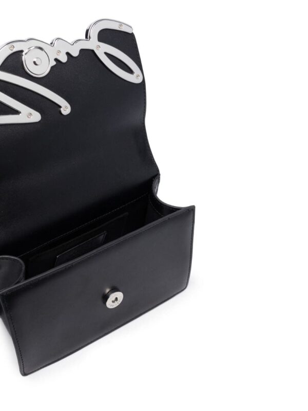 Karl Lagerfeld K/Signature leather shoulder bag - Image 5
