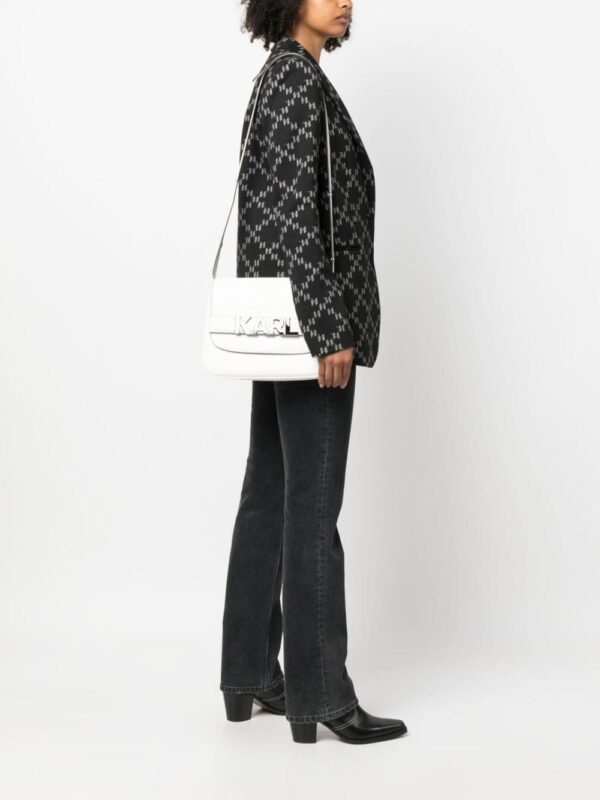 Karl Lagerfeld K/Letters logo-plaque shoulder bag - Image 2