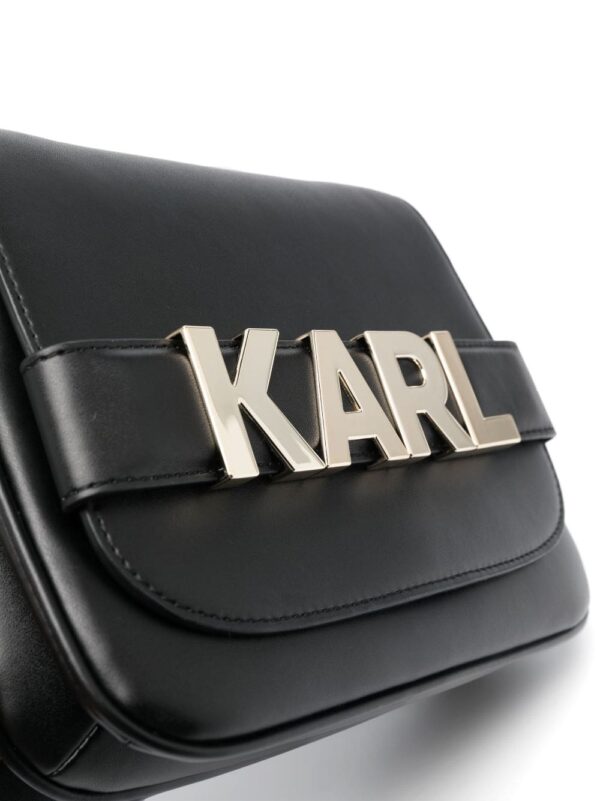 Karl Lagerfeld K/Letters logo-plaque crossbody bag - Image 4