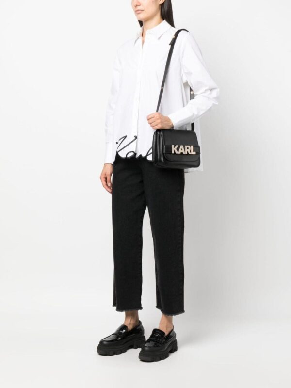 Karl Lagerfeld K/Letters logo-plaque crossbody bag - Image 2