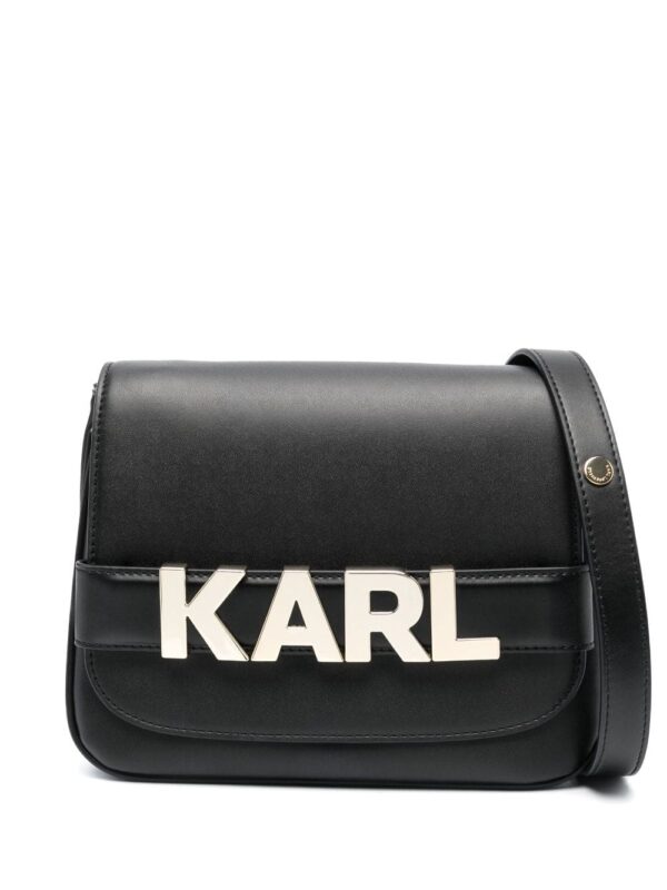 Karl Lagerfeld K/Letters logo-plaque crossbody bag