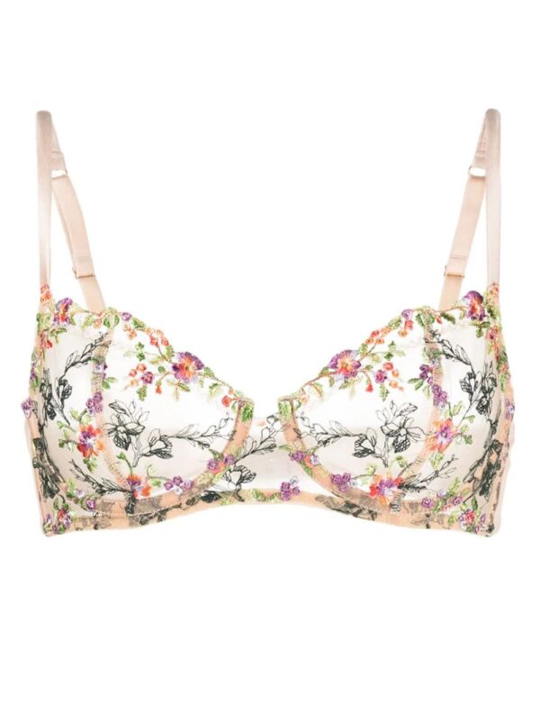 Gilda & Pearl  Fiori Primavera silk bra