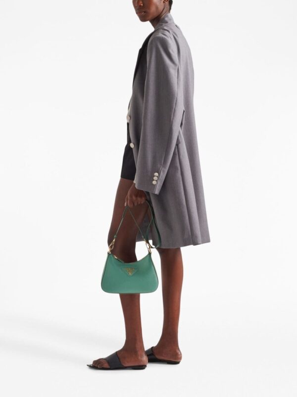Prada logo-strap shoulder bag - Image 2
