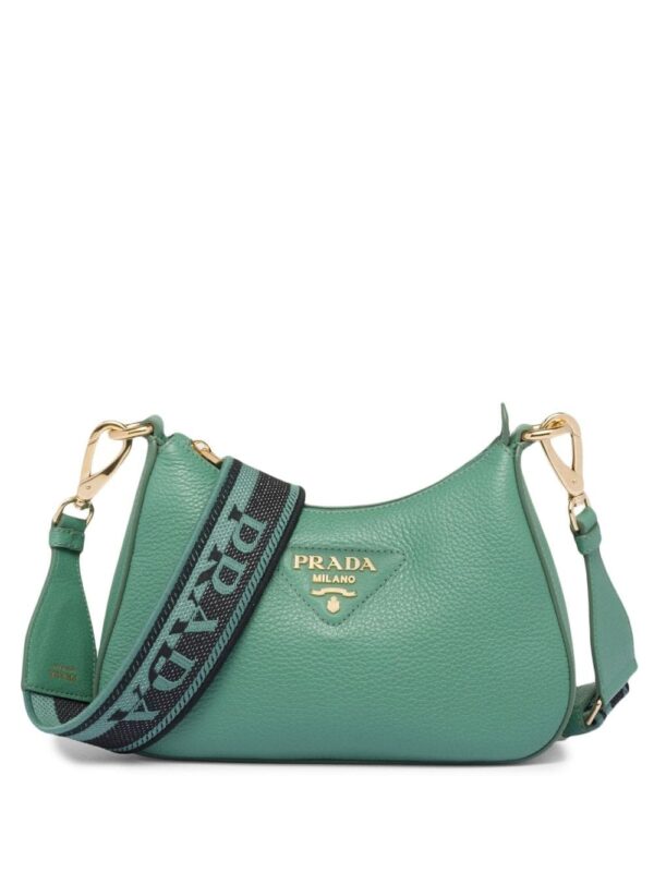 Prada logo-strap shoulder bag