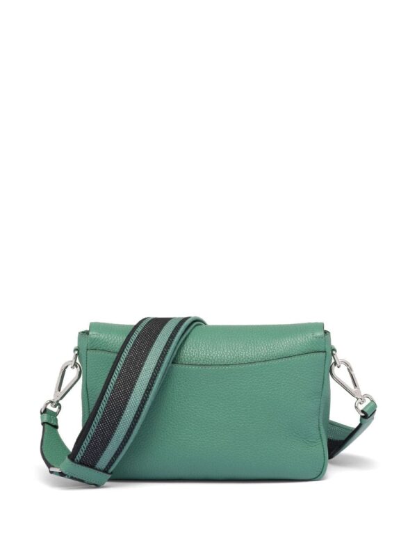 Prada logo-plaque leather shoulder bag - Image 4