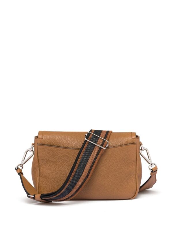 Prada logo-plaque leather shoulder bag - Image 2