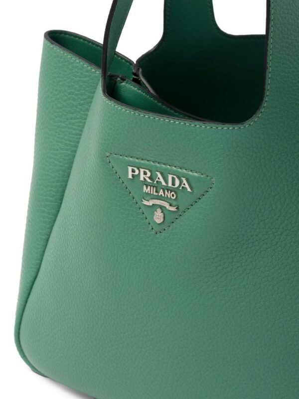 Prada logo-plaque tote bag - Image 5
