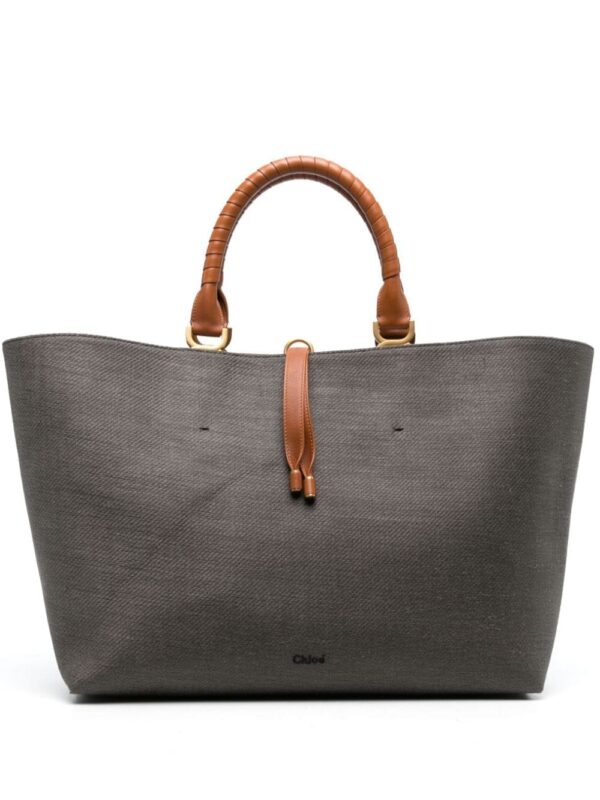 Chloé Marcie linen tote bag