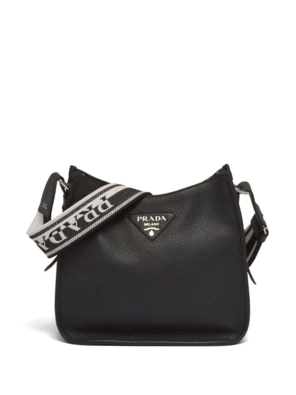 Prada triangle-logo hobo shoulder bag
