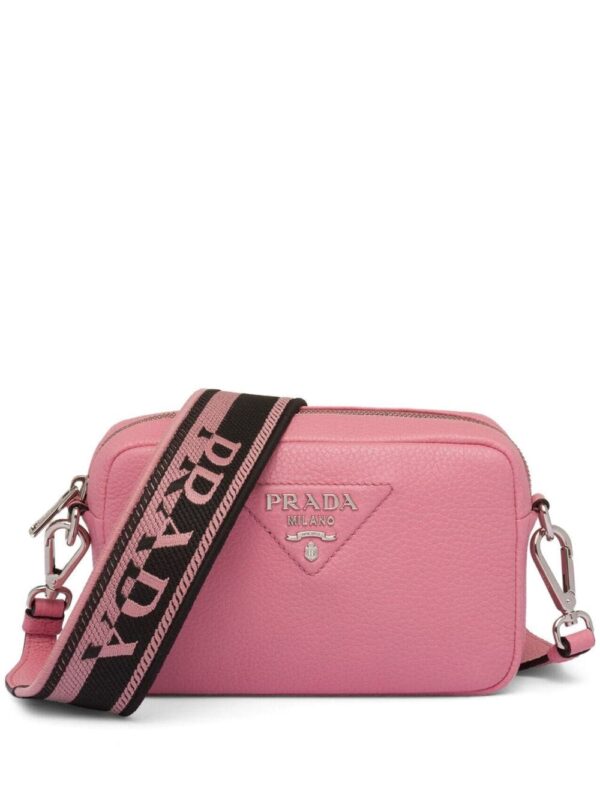 Prada logo-plaque crossbody bag