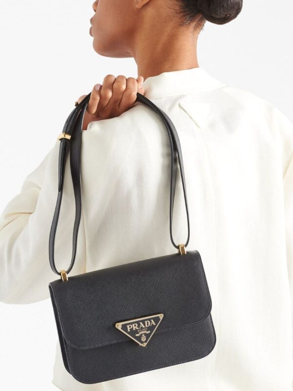 Prada Emblème leather shoulder bag - Image 3