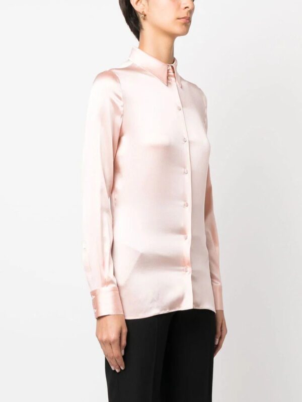 TOM FORD  stretch silk-satin shirt - Image 3