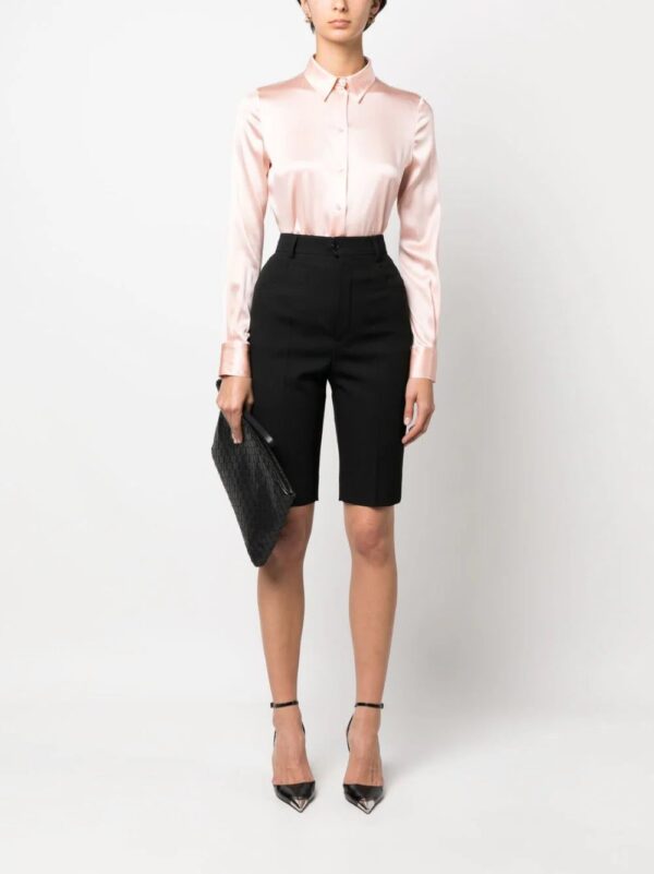 TOM FORD  stretch silk-satin shirt - Image 2
