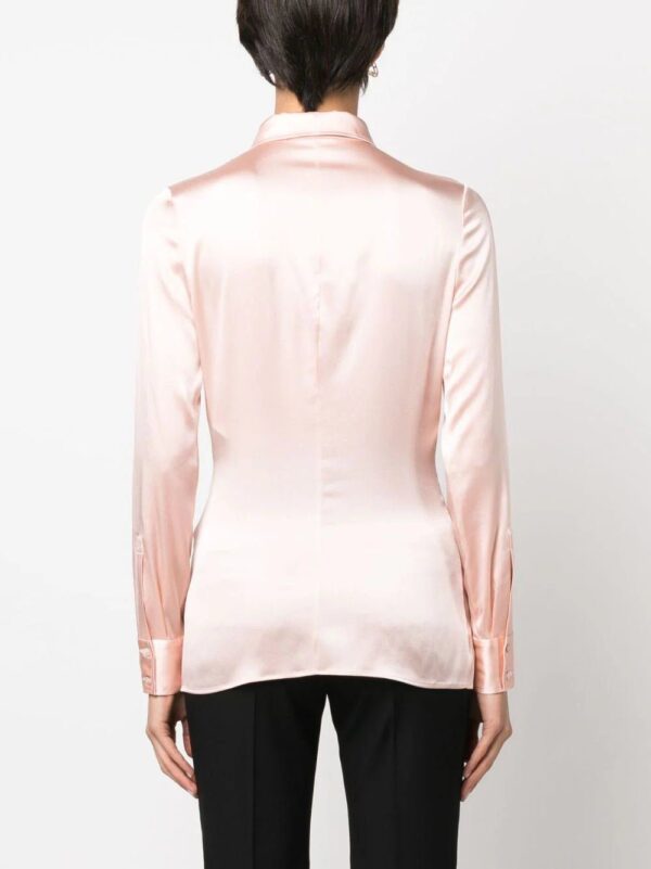 TOM FORD  stretch silk-satin shirt - Image 4