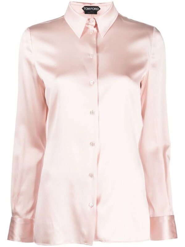 TOM FORD  stretch silk-satin shirt