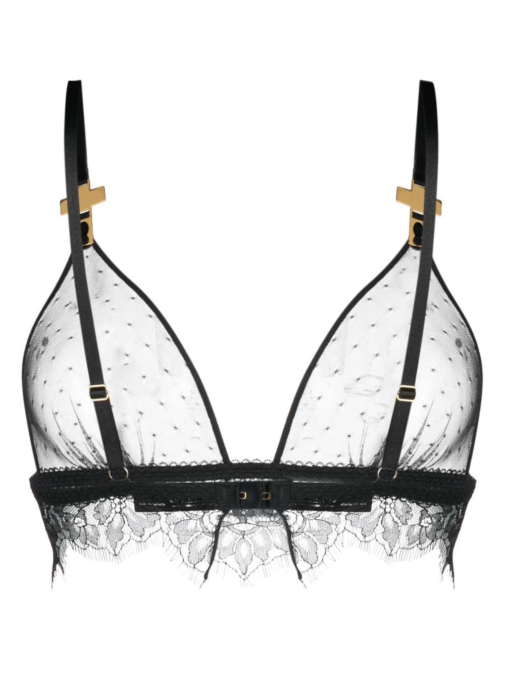 Maison Close Inspiration Divine cross-charm bra - Image 2