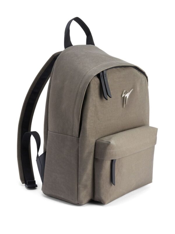 Giuseppe Zanotti Bud logo-plaque backpack - Image 3