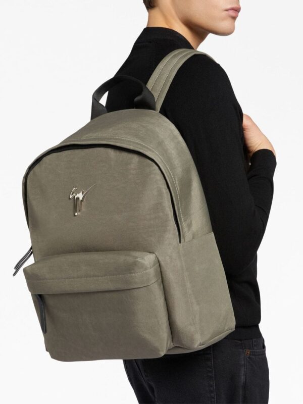 Giuseppe Zanotti Bud logo-plaque backpack - Image 2