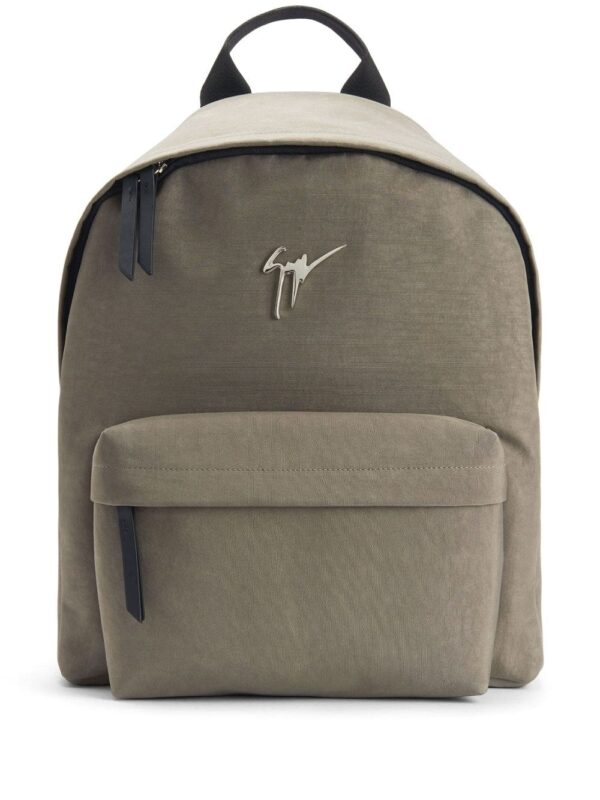 Giuseppe Zanotti Bud logo-plaque backpack