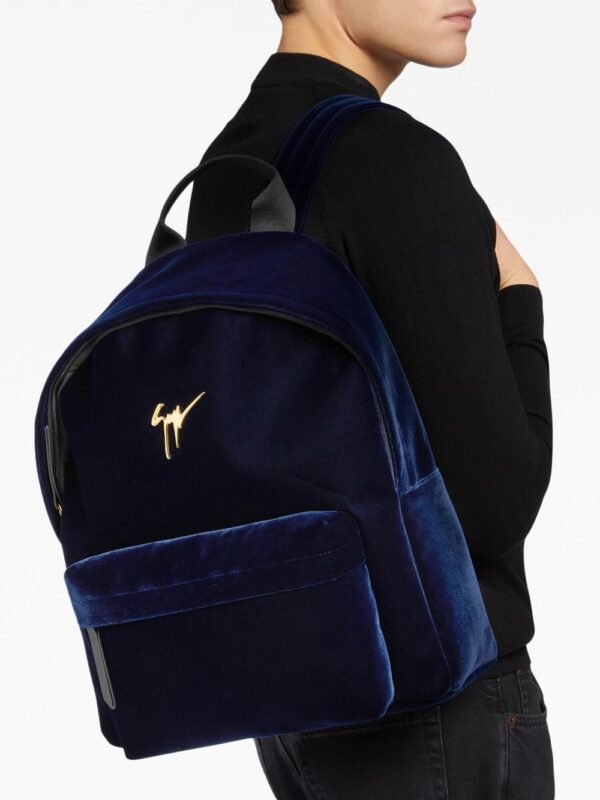 Giuseppe Zanotti Bud logo-plaque backpack - Image 5