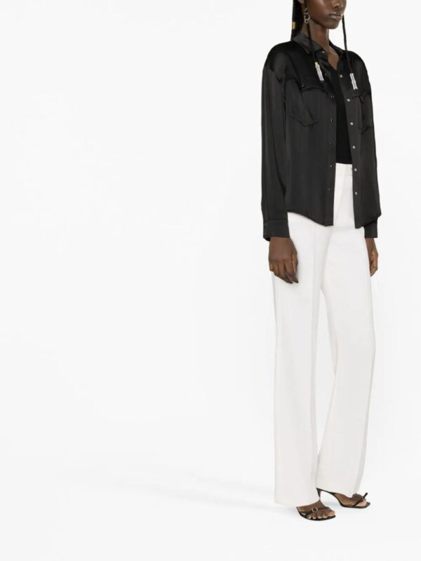 TOM FORD  Western-style satin shirt - Image 4