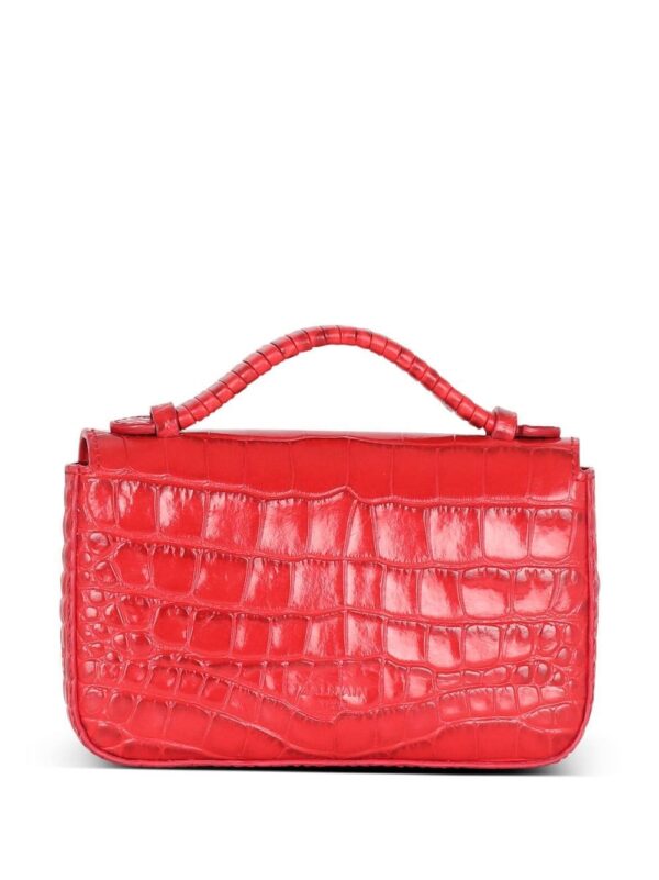 Balmain B-Buzz crocodile-effect mini bag - Image 4